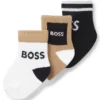 3-pack barnstrumpor i bomullsblandning
