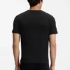 3-pack bomullst-shirts med broderad logotyp