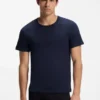 3-pack bomullst-shirts med broderad logotyp