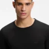 3-pack bomullst-shirts med broderad logotyp