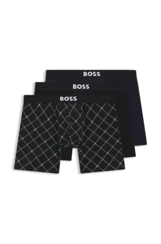 3-pack boxershorts i stretchbomull