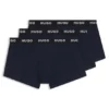 3-pack boxershorts i stretchbomull med logotyp i midjan