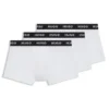 3-pack boxershorts i stretchbomull med logotyp i midjan