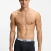 3-pack boxershorts i stretchbomull med logotyp i midjan