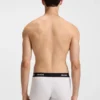3-pack boxershorts i stretchbomull med logotyp i midjan