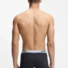 3-pack boxershorts i stretchbomull med logotyp i midjan