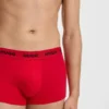 3-pack boxershorts i stretchbomull med logotyp i midjan