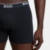 3-pack boxershorts i stretchbomull med logotyp i midjan