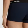 3-pack boxershorts i stretchbomull med logotyp i midjan