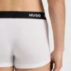 3-pack boxershorts i stretchbomull med logotyp i midjan