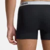 3-pack boxershorts i stretchbomull med logotyp i midjan