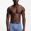 3-pack boxershorts i stretchbomull med logotyp i midjan