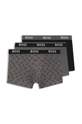3-pack boxershorts med logotyp i midjan