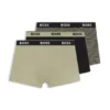 3-pack boxershorts med logotyp i midjan