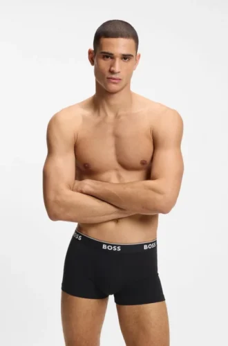 3-pack boxershorts med logotyp i midjan