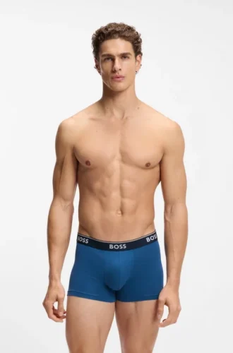 3-pack boxershorts med logotyp i midjan