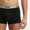 3-pack boxershorts med logotyp i midjan