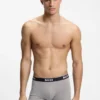 3-pack boxershorts med logotyp i midjan