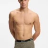3-pack boxershorts med logotyp i midjan