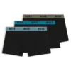 3-pack boxershorts med logotyp i midjan i stretchbomull