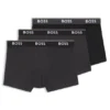 3-pack boxershorts med logotyp i midjan i stretchbomull