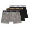 3-pack boxershorts med logotyp i midjan i stretchbomull