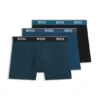 3-pack boxershorts med logotyp i midjan i stretchbomull