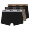 3-pack boxershorts med logotyp i midjan i stretchbomull