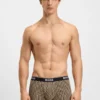 3-pack boxershorts med logotyp i midjan i stretchbomull