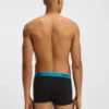 3-pack boxershorts med logotyp i midjan i stretchbomull