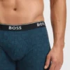 3-pack boxershorts med logotyp i midjan i stretchbomull