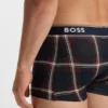 3-pack boxershorts med logotyp i midjan i stretchbomull
