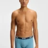3-pack boxershorts med logotyp i midjan i stretchbomull