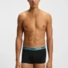 3-pack boxershorts med logotyp i midjan i stretchbomull