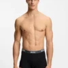 3-pack boxershorts med logotyp i midjan i stretchbomull