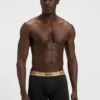 3-pack boxershorts med logotyp i midjan i stretchbomull