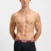 3-pack boxershorts med logotyp i midjan i stretchbomull