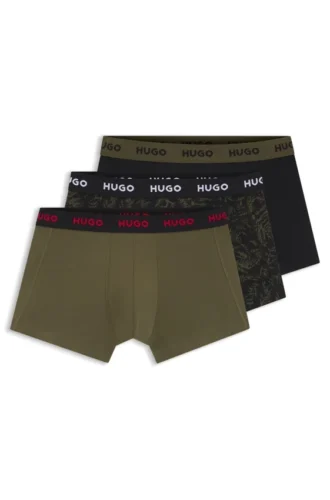 3-pack boxershorts med logotyp i stretchbomull