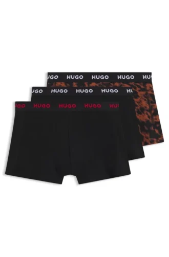 3-pack boxershorts med logotyp i stretchbomull