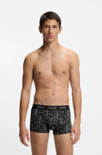 3-pack boxershorts med logotyp i stretchbomull