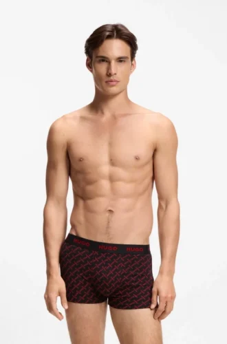 3-pack boxershorts med logotyp i stretchbomull