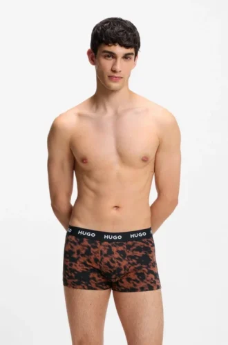 3-pack boxershorts med logotyp i stretchbomull