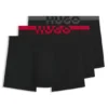 3-pack boxershorts med midjeband med delat logo