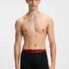 3-pack boxershorts med midjeband med delat logo