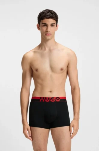 3-pack boxershorts med midjeband med delat logo