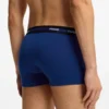 3-pack stretchiga bomullskalsonger med logotyp i midjan