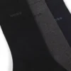 3-pack strumpor med logotyp i normal längd