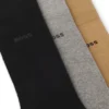 3-pack strumpor med logotyp i normal längd