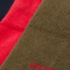 3-pack strumpor med logotyp i normal längd