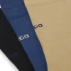 3-pack strumpor med logotyp i normal längd